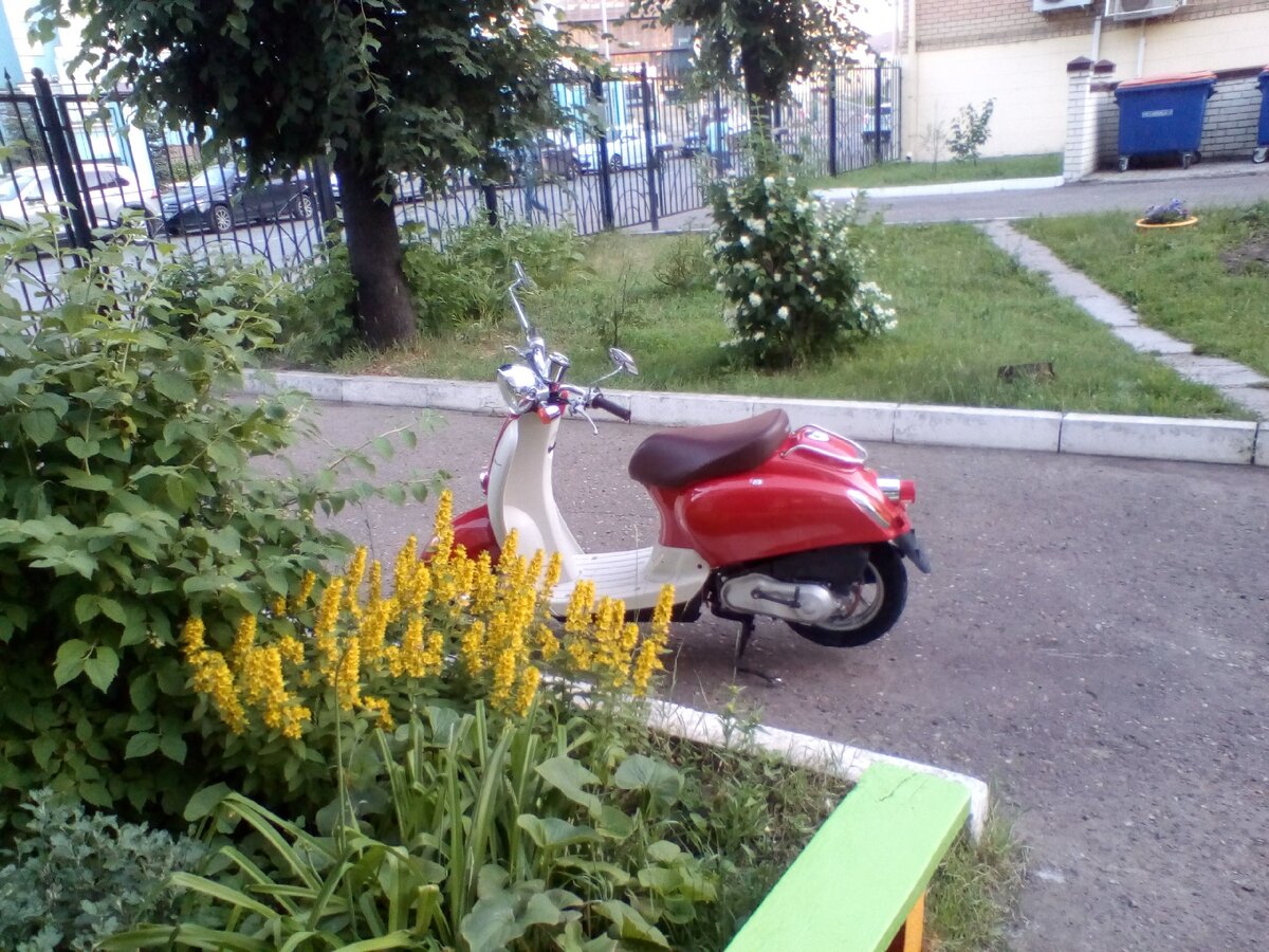 Айдар заехал в гости  июльским вечерком.