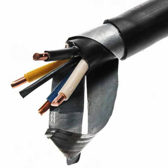 бронированный силовой медный кабель ВБбшв