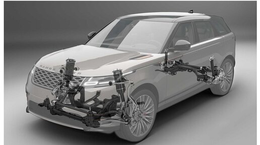 Подвеска Range Rover Velar - обзор, часть 5. Пневмоподвеска Велар