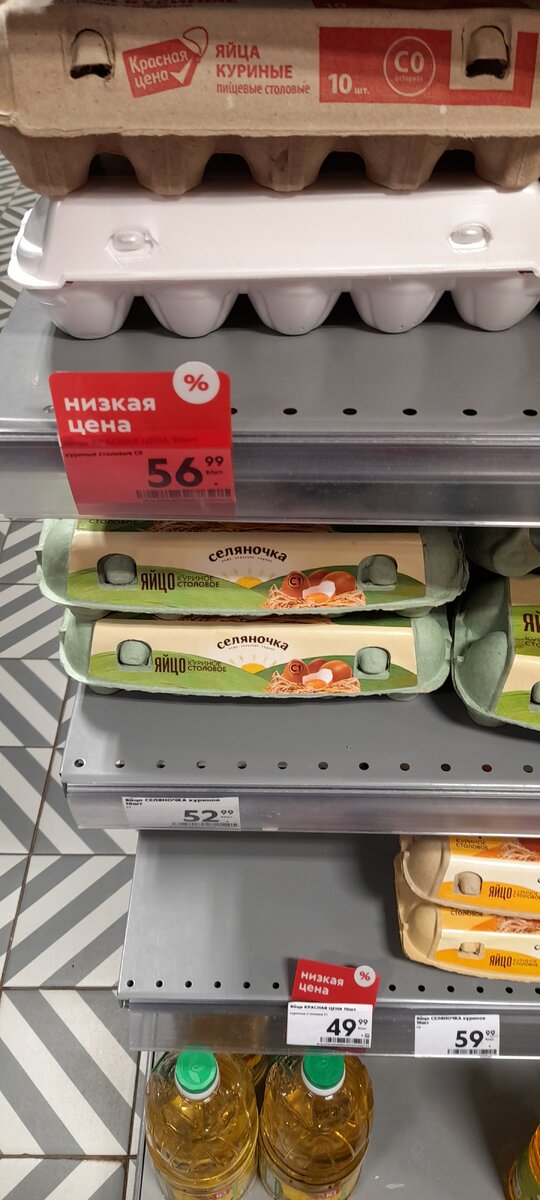 Подешевели яйца