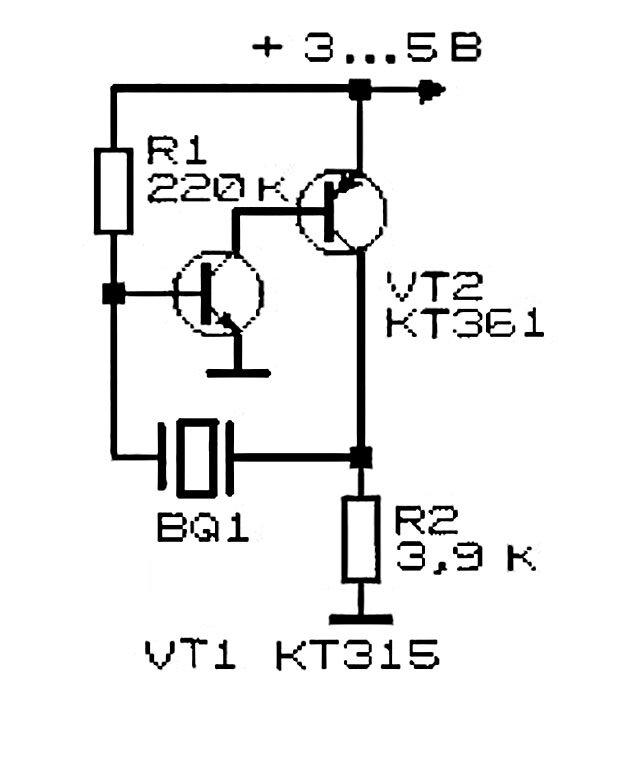 Звуковой генератор схема