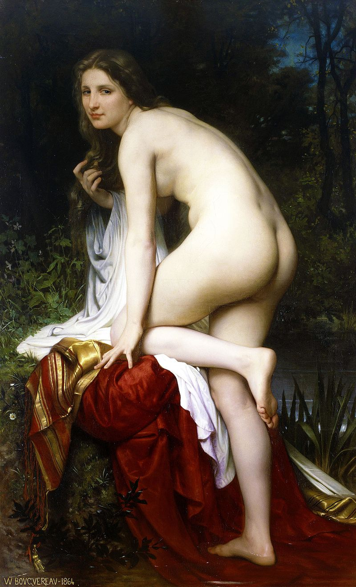 Купальщица. 1864 год. 