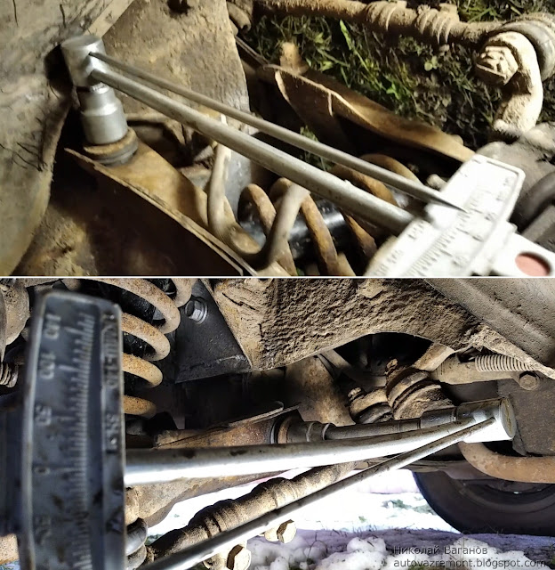 Замена сайлентблоков ВАЗ-2107 с помощью съемника своими руками