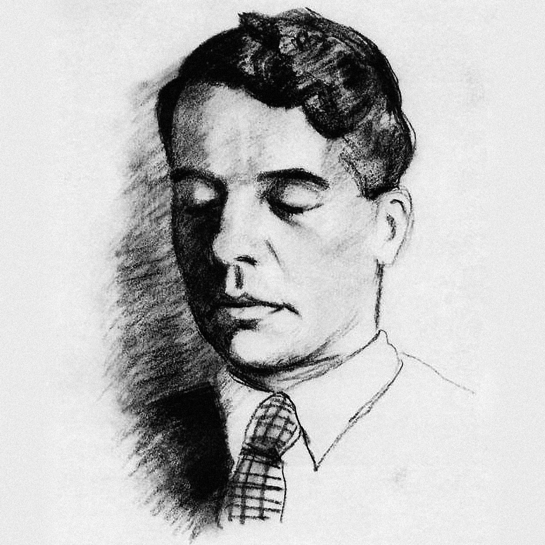 Портрет Александра Введенского (1940). Художник — Владимир Стерлигов. Источник: magisteria.ru