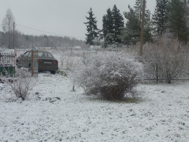 Зима на даче