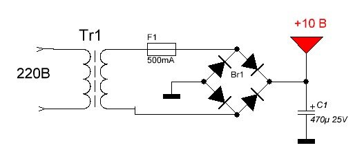 Схема блока питания 12 10