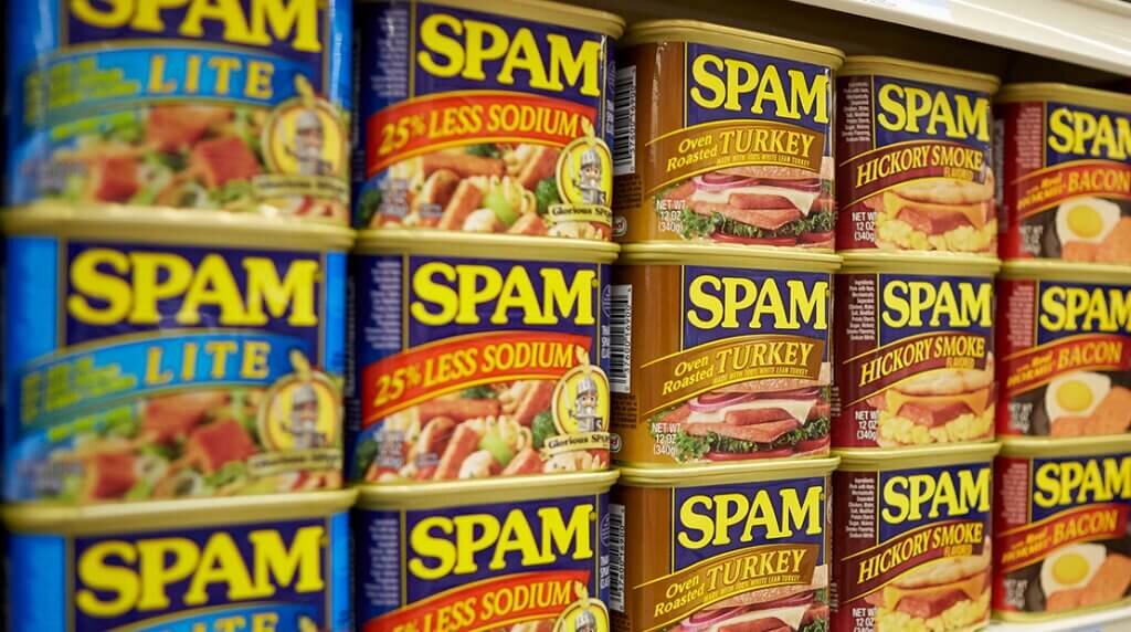 Консервы "Spam". - Источник фото: hormelfoods.com