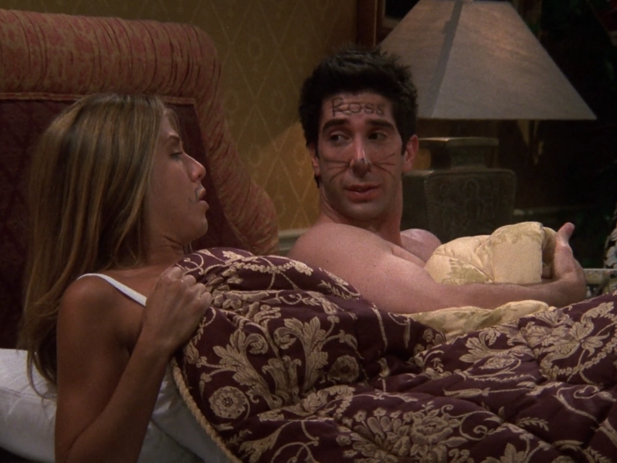 мистер Рейчел и миссис Росс /  Кадр из сериала Друзья