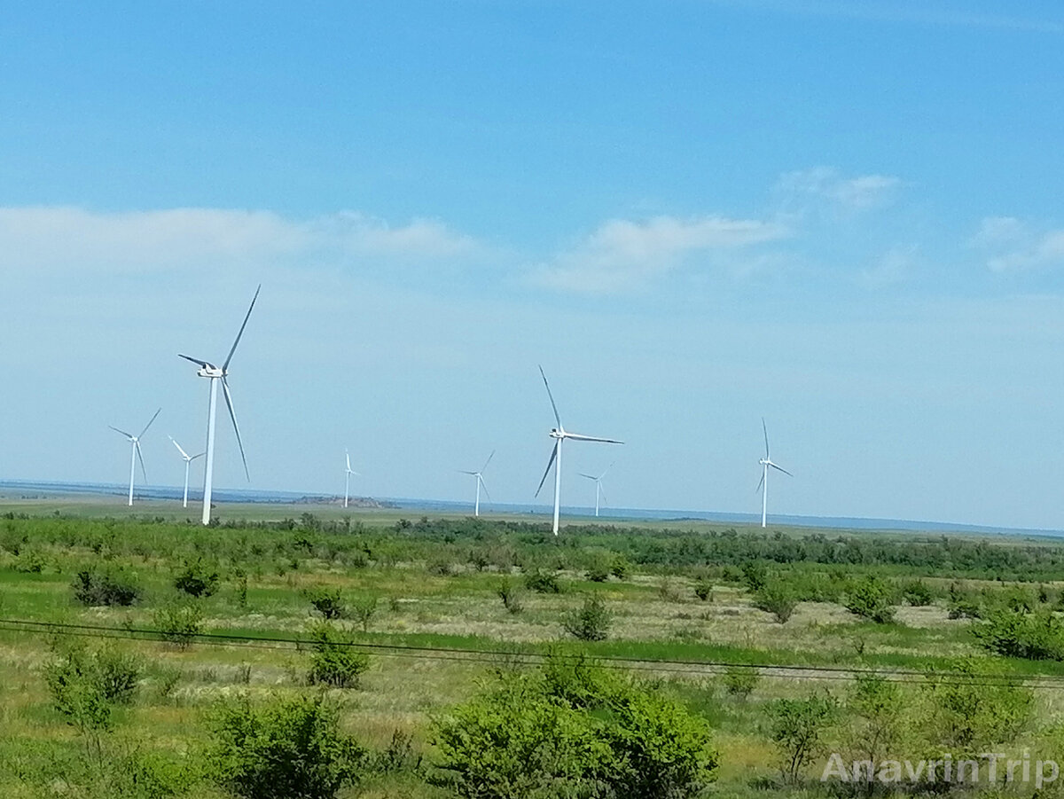 Каменская ветряная электростанция в Ростовской области