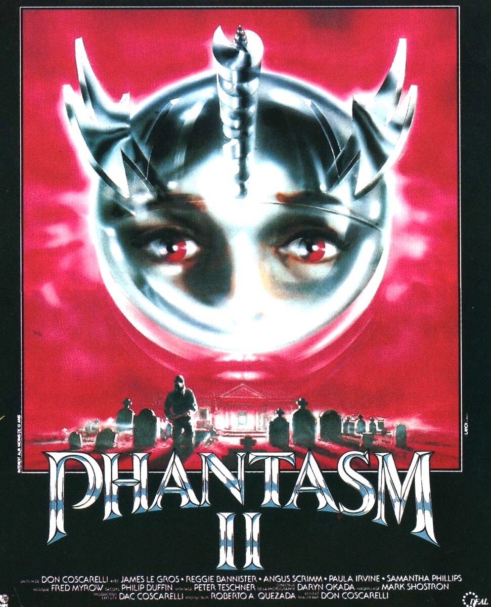Оригинальный постер фильма «ФАНТАЗМ II» (“Phantasm II”)