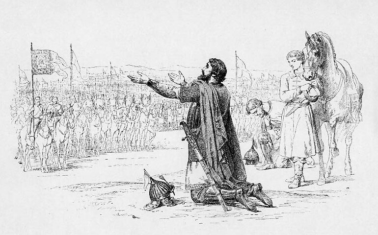     «Дмитрий Донской молится перед битвой», работа Василия Верещагина, 1891 год / Wikimedia commons