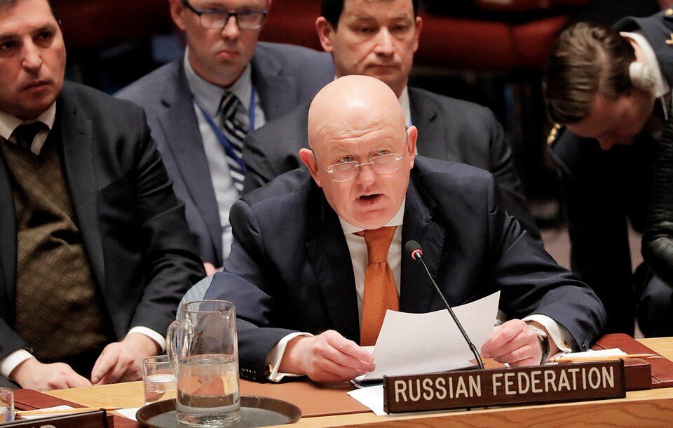     Василий Небензя появился на важном заседании Совбеза ООН во время речи Владимира Зеленского  REUTERS