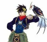 Геохаунд и его попугай... ой-ой не клюйся! Птица-говорун... ай, то есть верный друг и самый рассудительный член отряда. Уф.