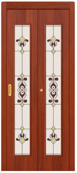 Образец ламинированной складной двери.