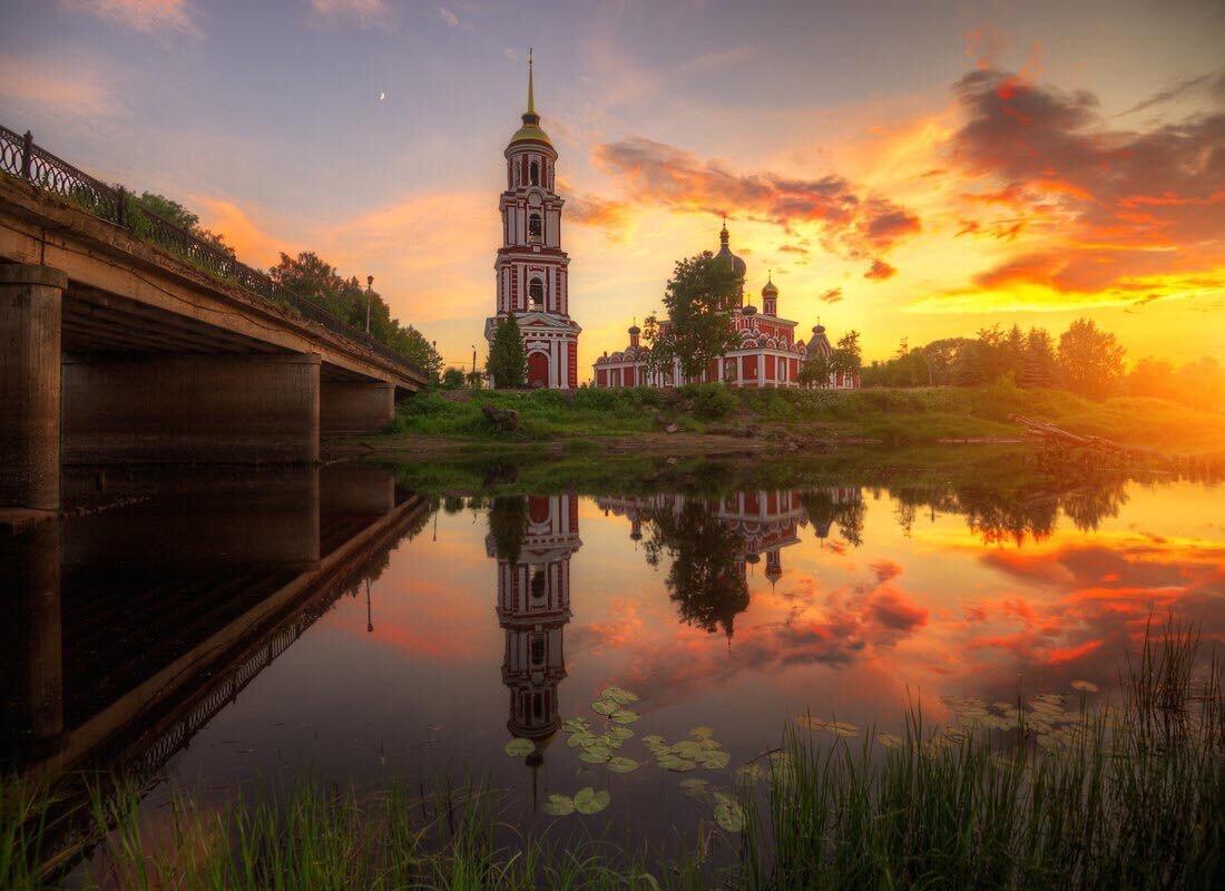 Россия города у реки
