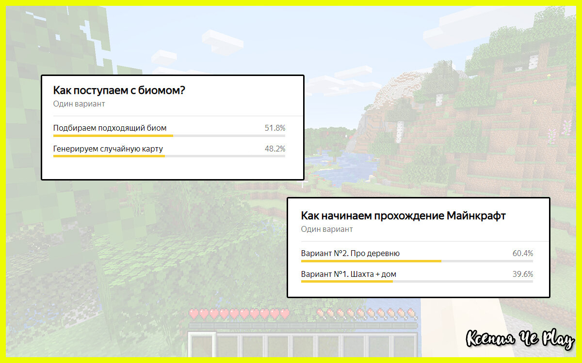 Выживание в Майнкрафт