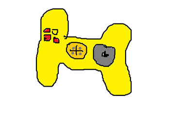 Игровой джойстик. Личное фото.