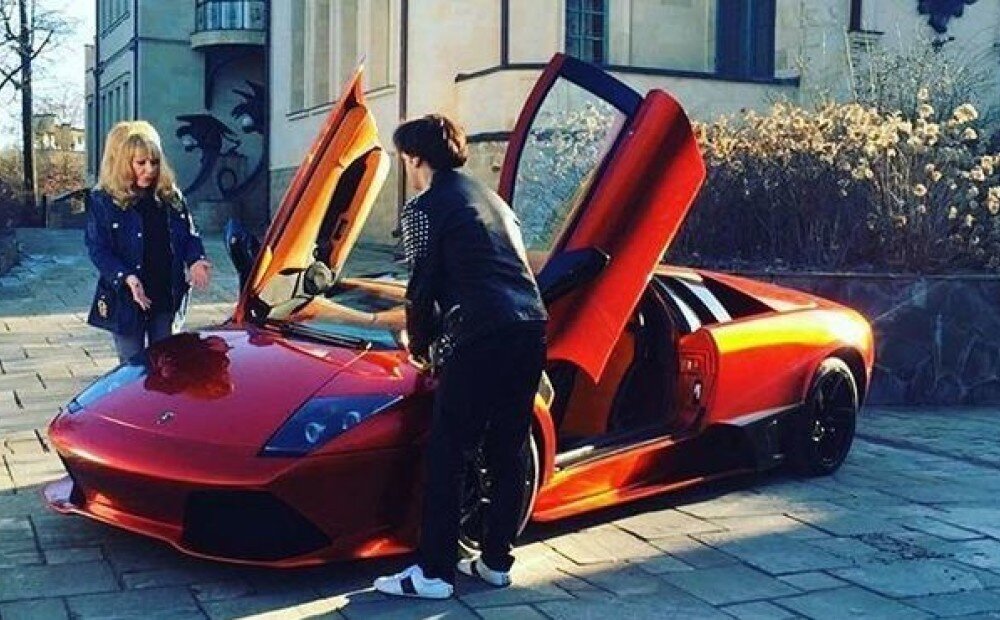 lamborghini murcielago, Максим Галкин и Алла Пугачева. 