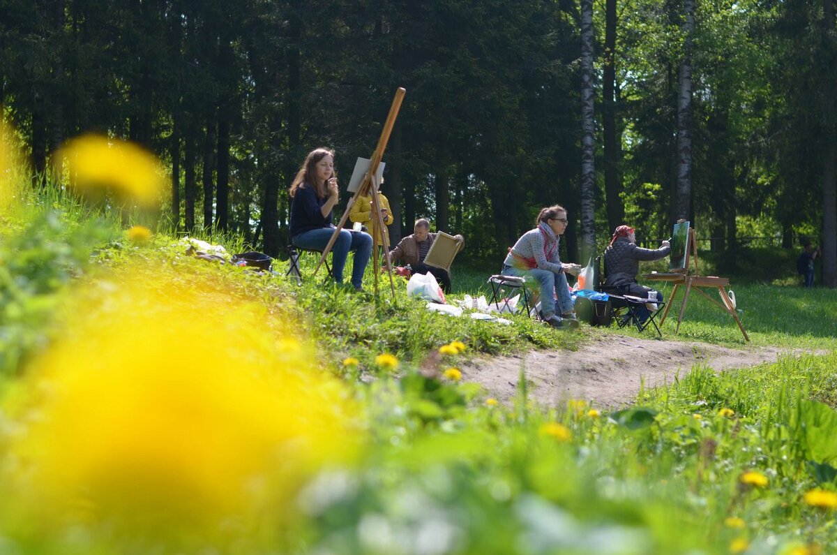 Пленэр в Павловске от художественной школы ART STUDIO 8