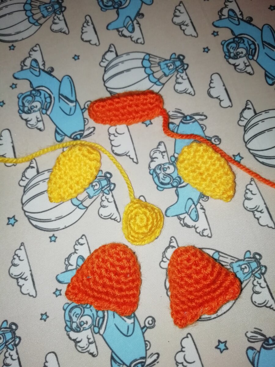 Крылья, лапки, нос и хвост