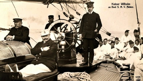 Вильгельм на яхте