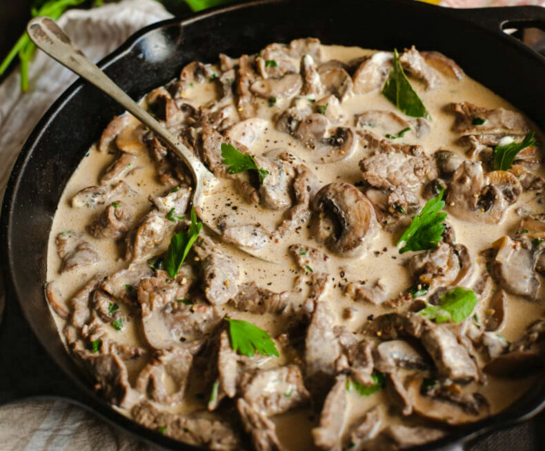 Бефстроганов с грибами фото Чем вкусно накормить семью по вечерам? 7 идей вкусного ужина Kate Nyamkaa Дзен