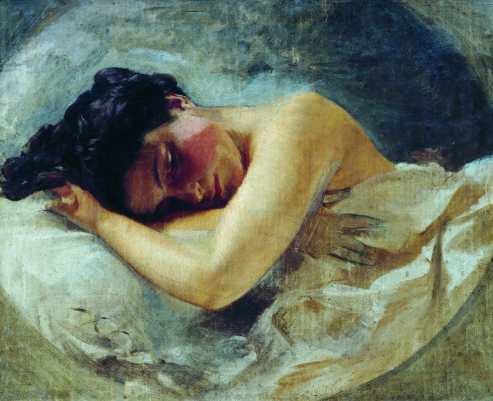 Девушка со склоненной головой , Пензенская областная картинная галерея имени К.А. Савицкого 