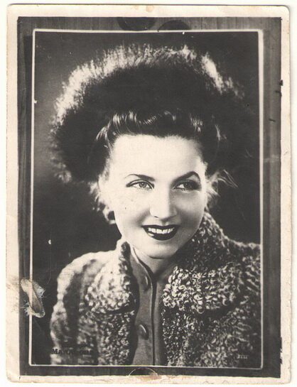 Фото открытка 1953 года