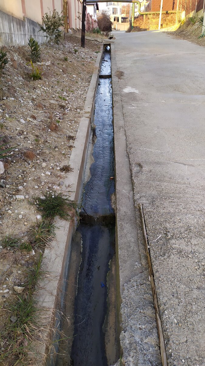 Это - ливневка- в ней черный осадок - видите? И это еще не самый плохой вариант.