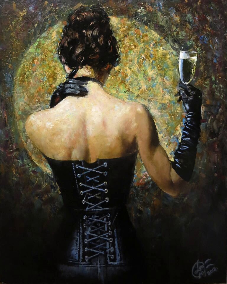 Леонид Гололобов. Госпожа Удача. https://legonid.wixsite.com/painting-by-leonid