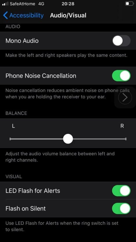 Как включить вспышку (фонарик) при звонках и уведомлениях на iPhone
