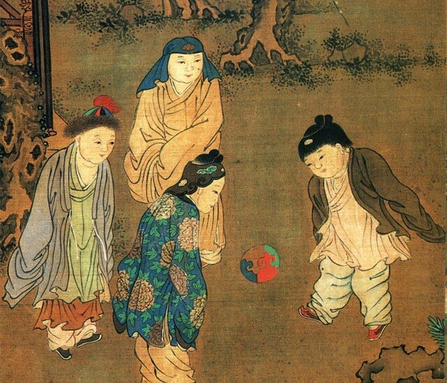 Китайская гравюра Кудзю  Китайский спорт древних традиций