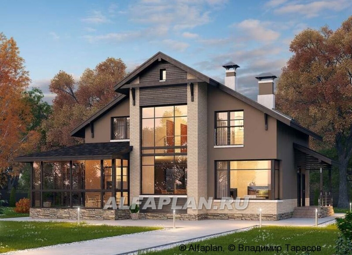 Проект дома   673Е "Регата", © Владимир Тарасов 