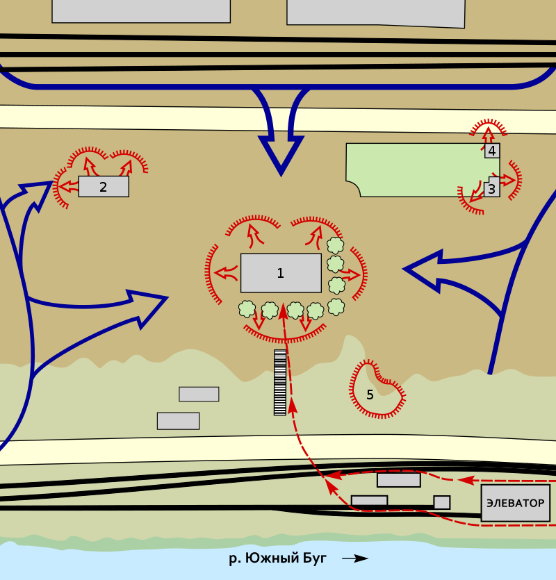 Схема боя группы Ольшанского https://ru.wikipedia.org