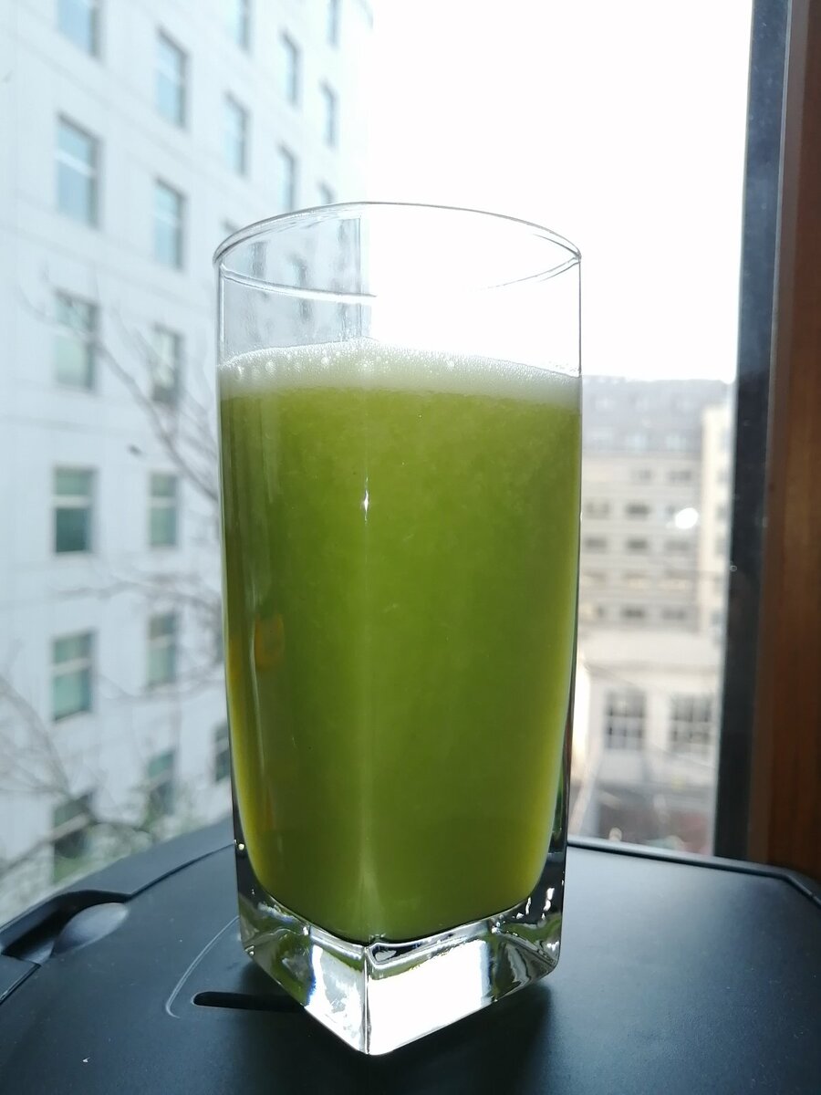 Вот так выглядит Зеленый сок с Киви