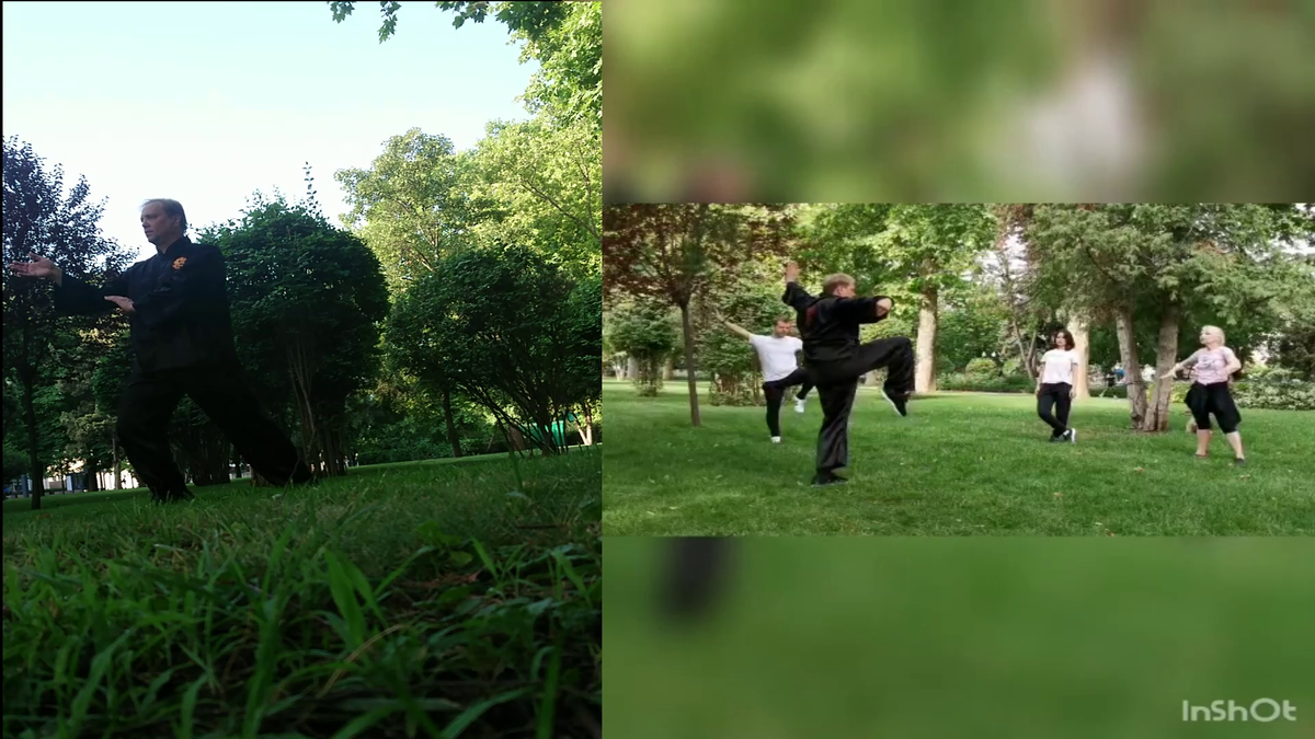 Накопление Ци в  парковой зоне в центре Краснодара в 7.00 вт и чт.