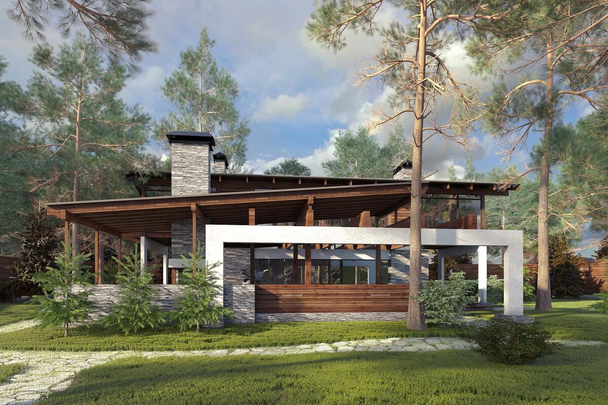 Фасад гостевого дома