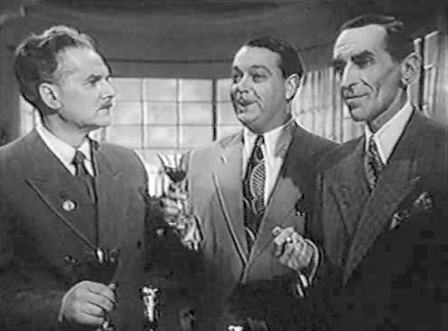 Советский зритель по лицам мог определить сущность и национальность этих персонажей. (кадр из фильма "Суд чести")