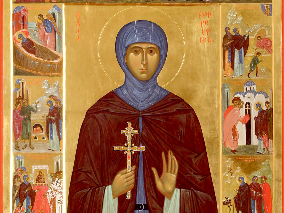 икона Евфросиньи Полоцкой  ( взято из открытых источников)