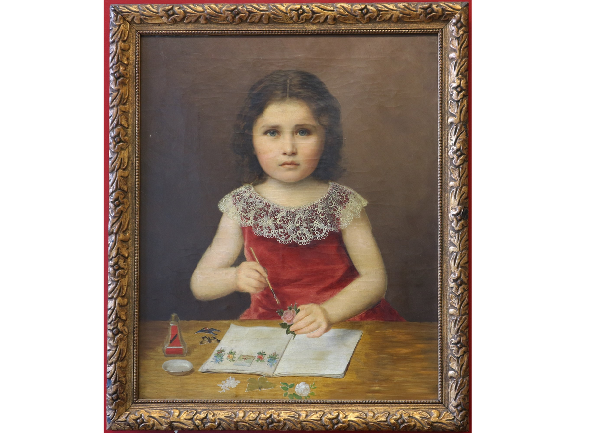 Люсетта ван дер Сип (дочка художника Армана ван дер Сипа), Фриц Хикман, вт. пол. XIX в. (с) https://collections.heritage.brussels