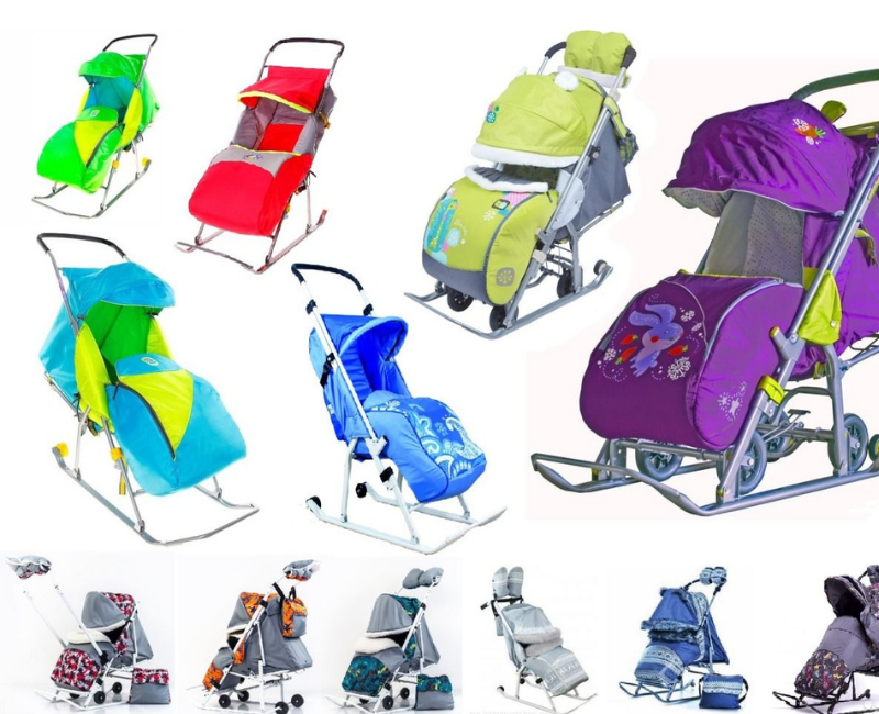 Варианты санок-колясок