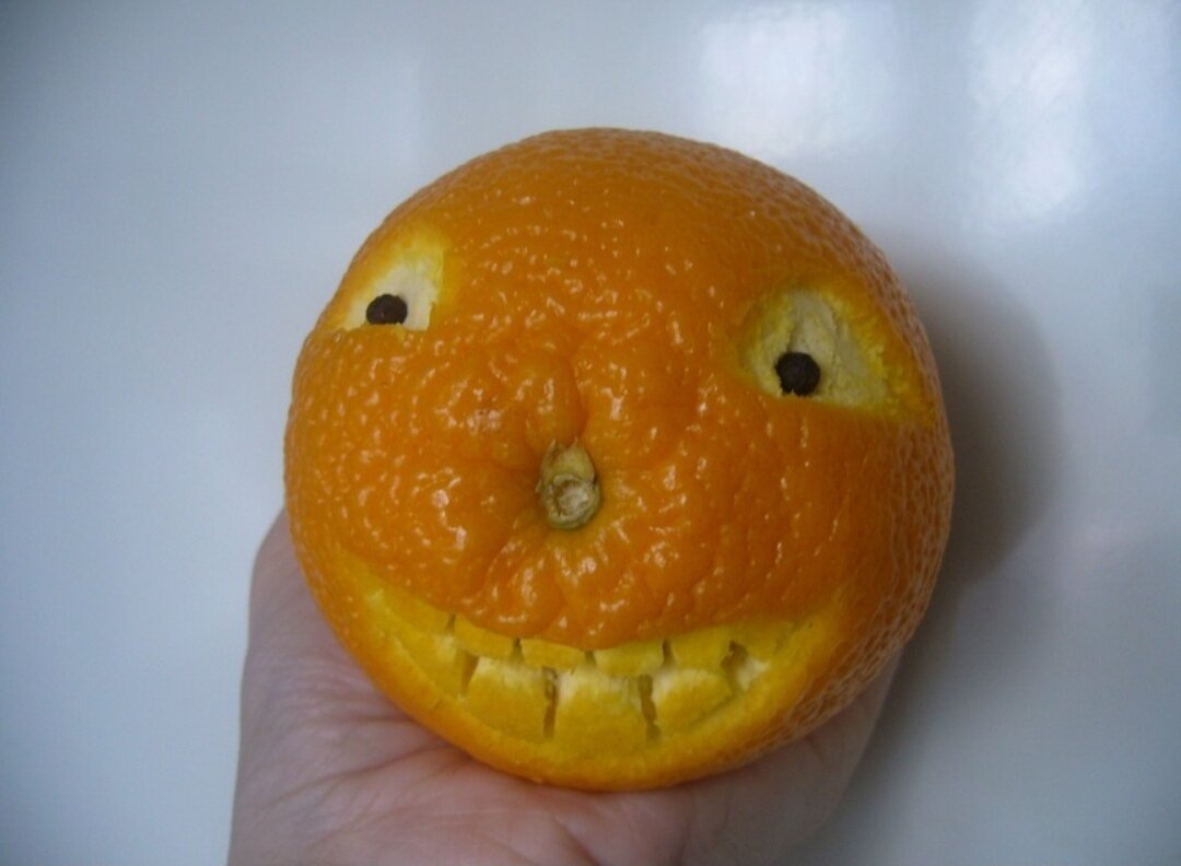 Иногда апельсины у меня выглядят так 😂 Фото из личного архива