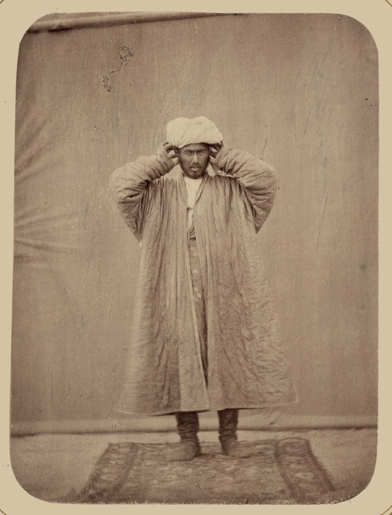 Фотография из этнографической части «Туркестанского альбома», комплексного визуального обзора Центральной Азии, проведенного после того, как Имперская Россия взяла регион под свой контроль в 1860-х годах.