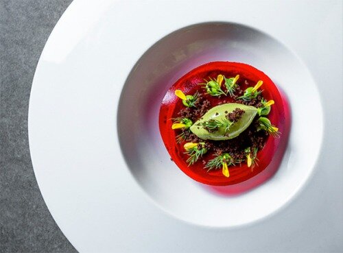 Блюда из ресторанов три звезды мишлен.