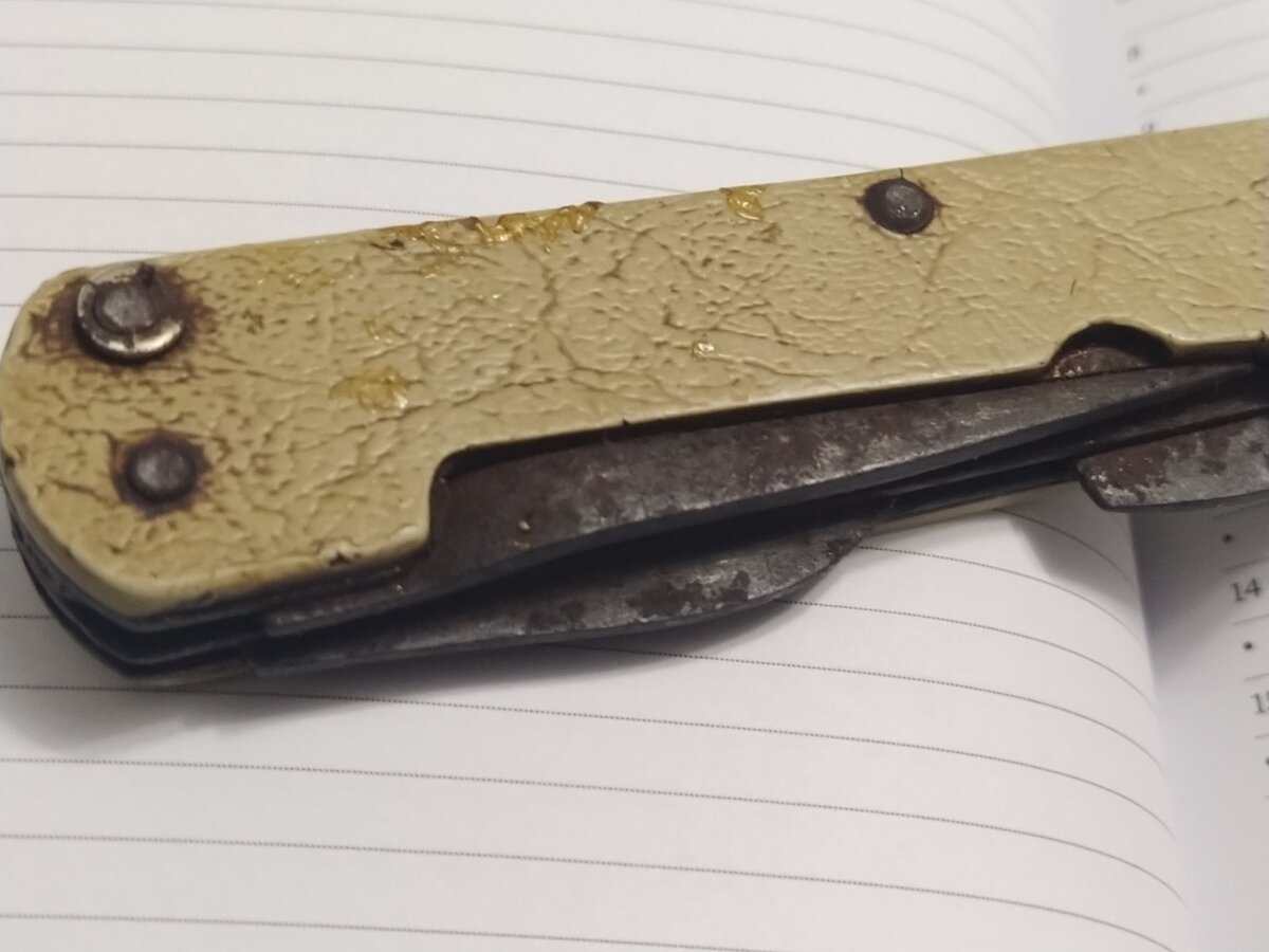 Раскладной нож СССР.