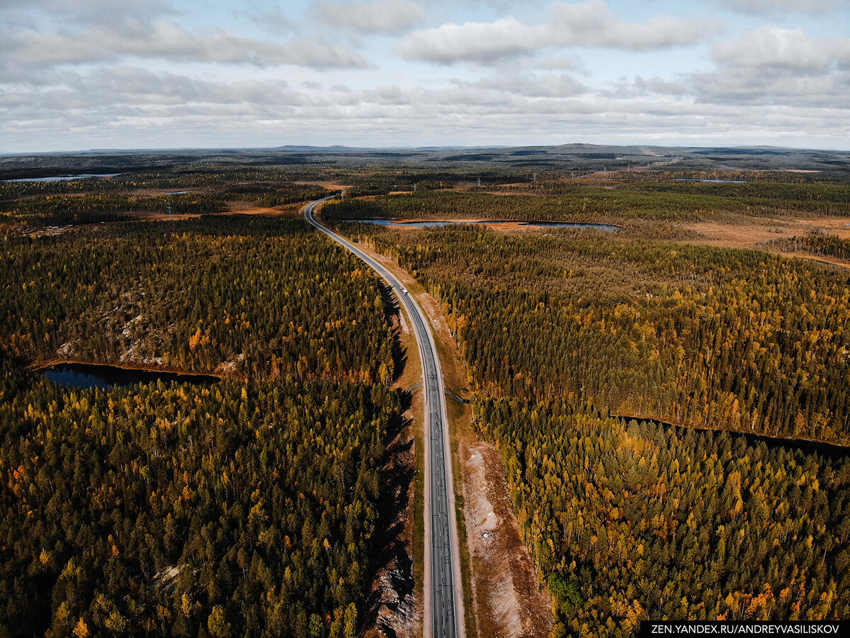 Трасса "Кола" в Карелии