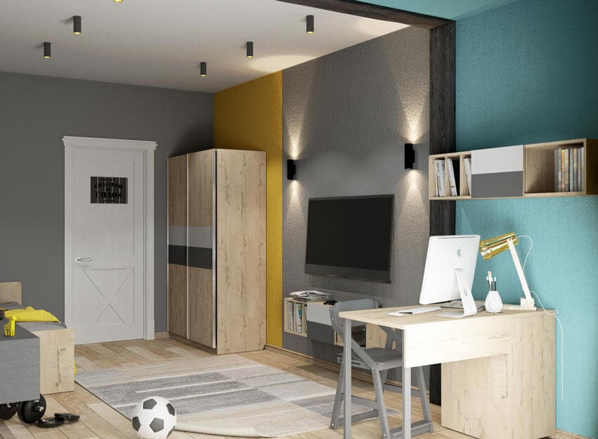 Расстановка мебели в «мальчишеских» комнатах