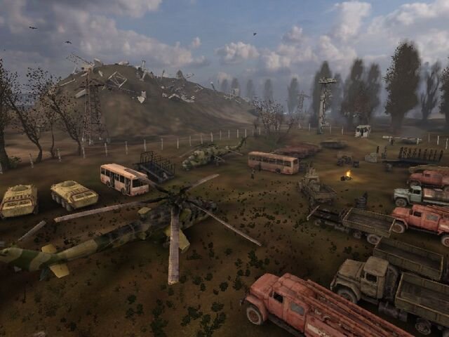 кладбище техники сталкер