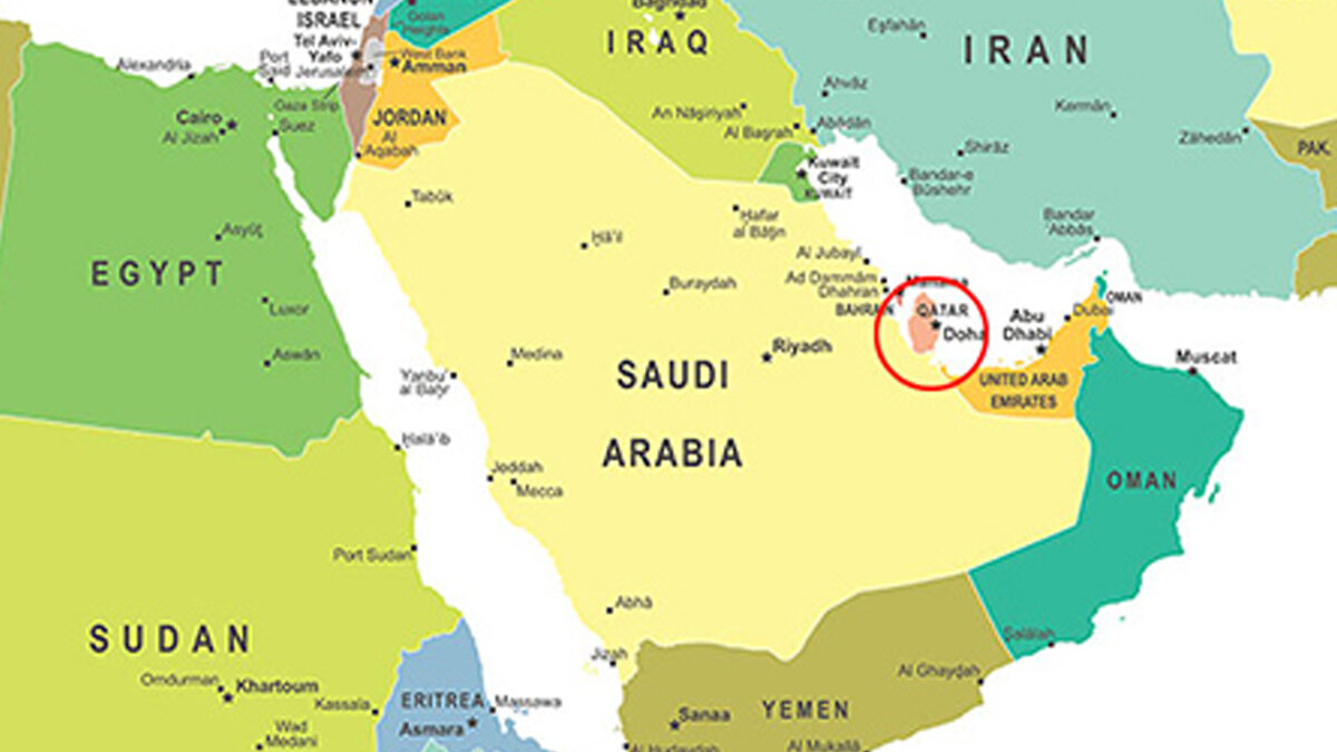 Карта саудовская аравия