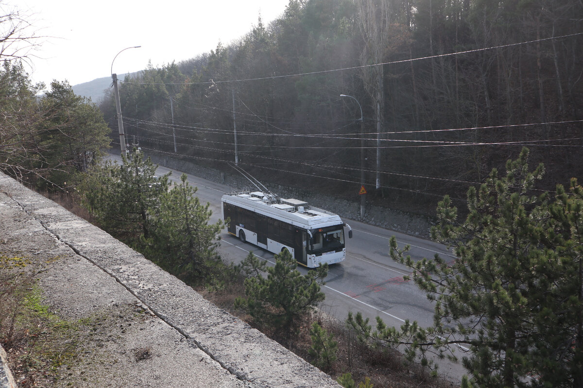 Самая протяженная троллейбусная линия в крыму